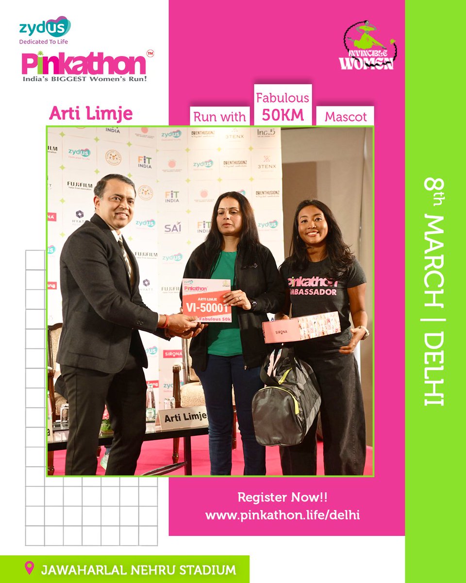 Pinkathon India tweet media