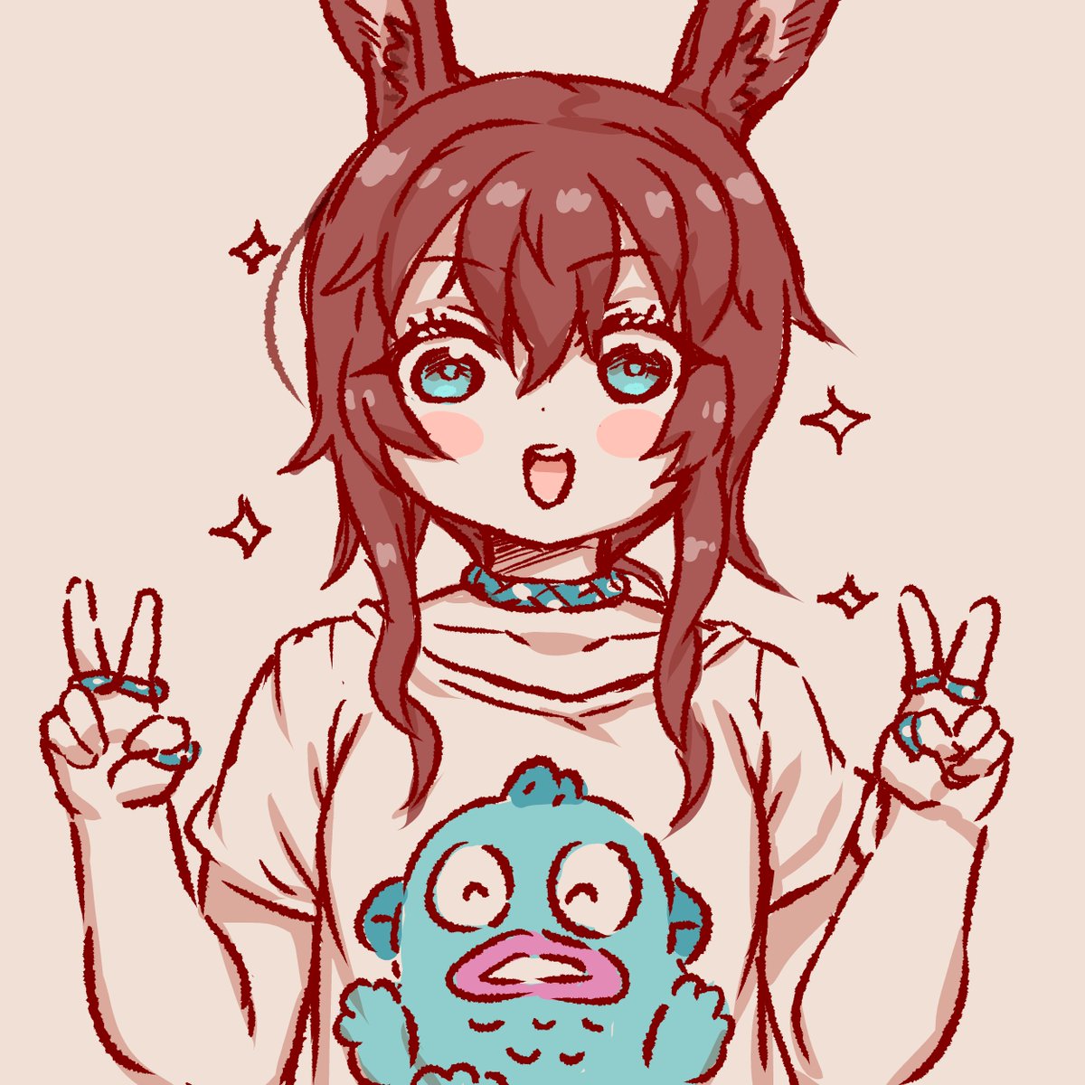 アーミヤ(アークナイツ) 「ドクター見て! #アークナイツ」|サッサ@skeb募集中のイラスト