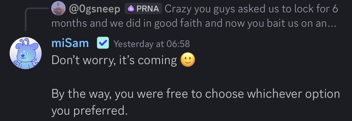 Biggest scam no one is talking about <a href="/MitosisOrg/">Mitosis</a>
 $tmito conversion to $mito is low the bonus the promised no way to be seen , before TGE $mito was trending all over the Tl noise everywhere now not a single post from the team for over a week
