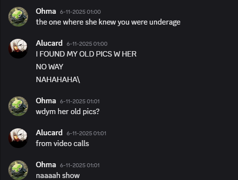 Crimsonicebear's tweet photo. also the whole thing of "yeah but lola has deleted her account" lola has privated her account because she was caught having sexual relationships with a minor. which shes desperatly trying to hide, if yall wanna hate on lola go to her actual account which is this. (proof of this) https://t.co/XdtYIbItnU