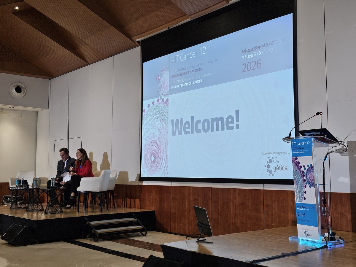 Welcome! FIT Cancer 12, the Forum on Translational Immunology and Immunotherapy of Cancer starts! Go ahead with the first session