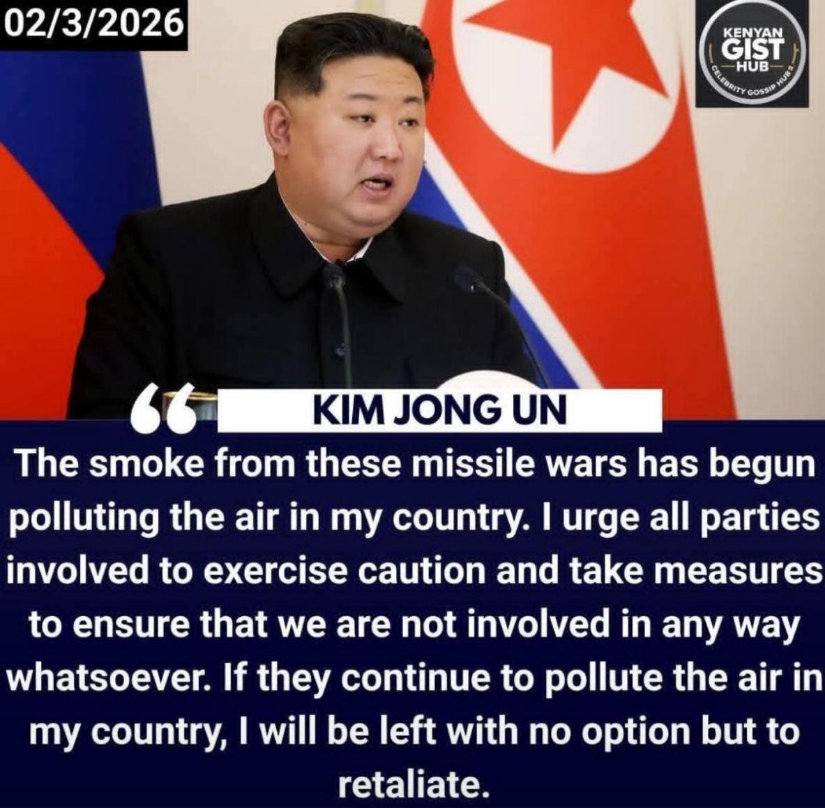 He's so mad that no one is provoking North Korea 😭