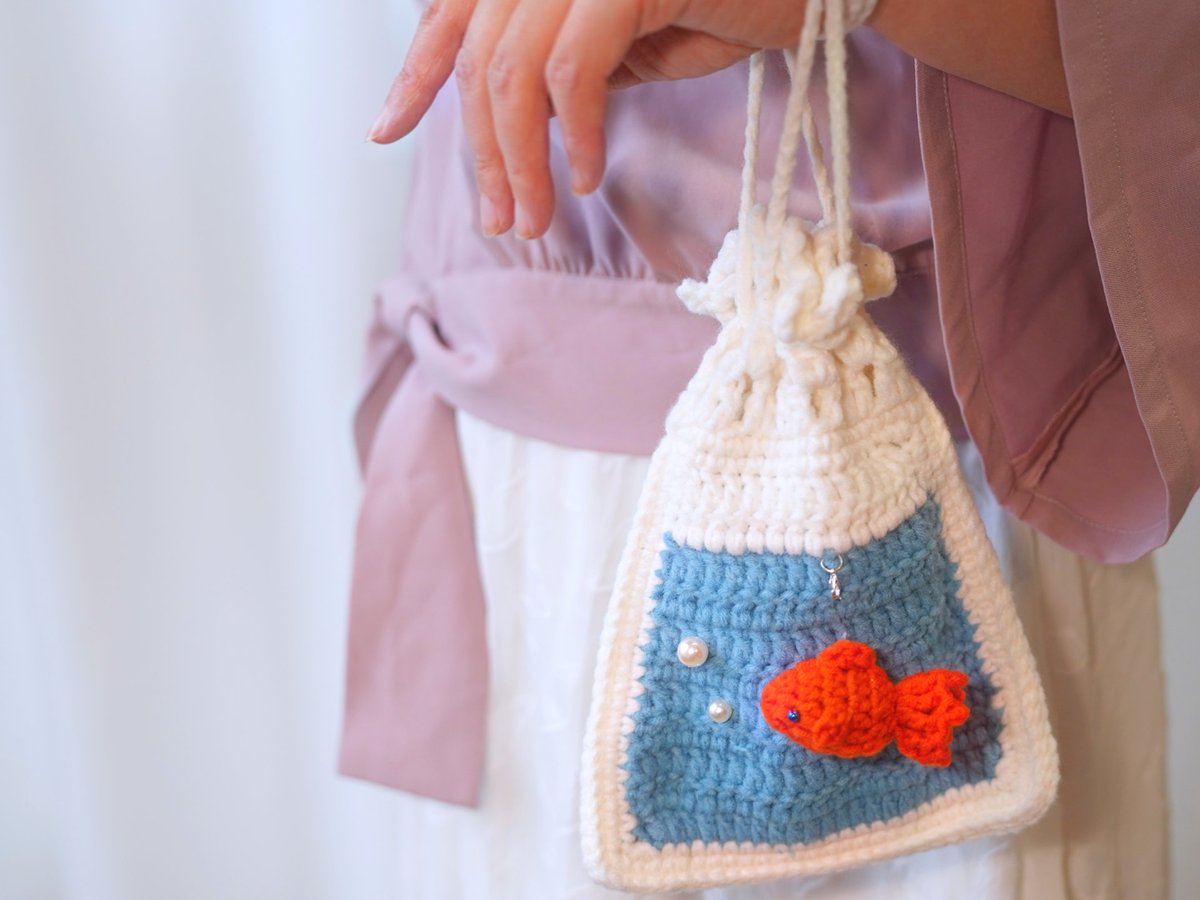 LoloLandCrochet's tweet image. Ever seen a crochet bag that looks like a real goldfish bag? 🐠
Now you can make one yourself — super cute, super detailed tutorial just dropped on YouTube!
Check it out 👉 youtu.be/fZVSFrOrPuY
#CrochetPattern #DrawstringPouch #YarnLove