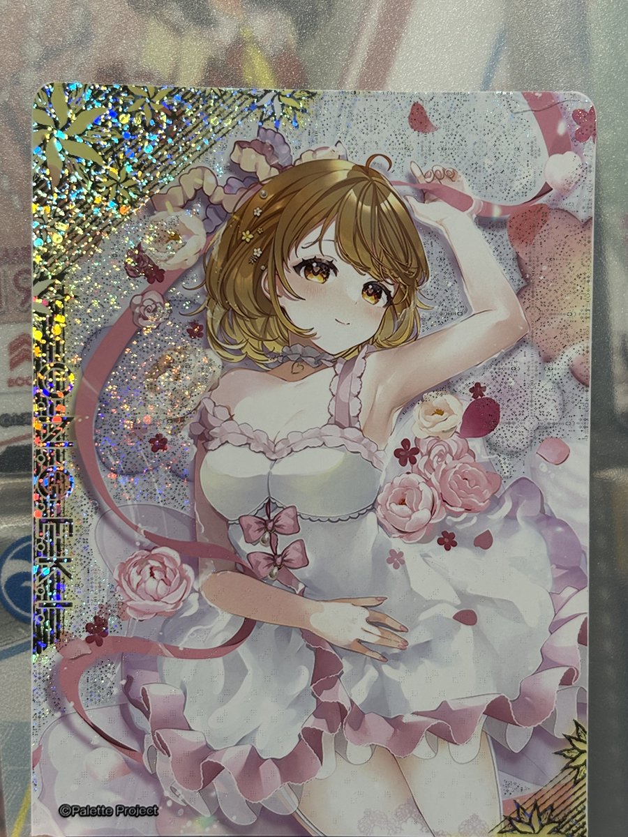 カードメイカーで再度SRの暁月クララさんのカード印刷して来た 修正前