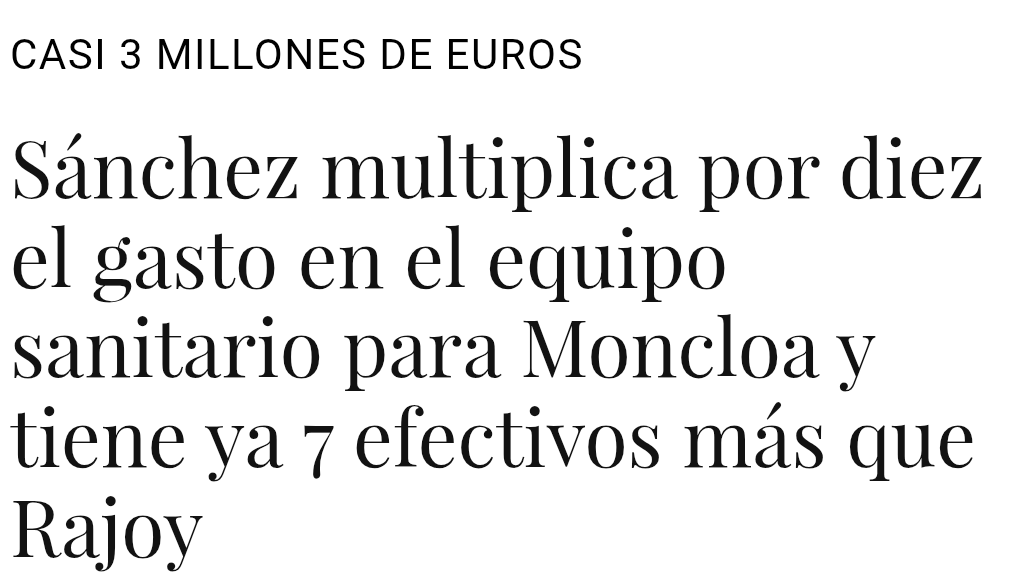AHWardork's tweet photo. Tres millones para la salud de Sánchez , pero...,¿esta gente no apostaba por lo público?
Ni de coña 
Para ellos salud cinco estrellas en la privada, para sus hijos colegios privados de campanillas, y por supuesto para los suyos el trabajo que nos falte para eso están los enchufes https://t.co/K5Dp47U5KS