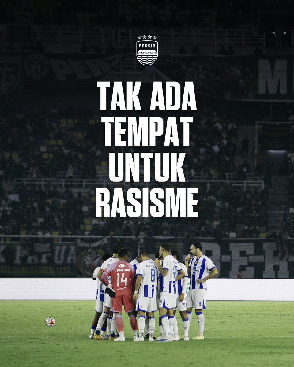 Sepak bola adalah bahasa pemersatu, bukan alat pemecah belah.

Rasisme tidak memiliki tempat di stadion, di media sosial, apalagi di dalam hati seorang Bobotoh. Mari saling menghargai, karena persaudaraan lebih abadi daripada rivalitas.

#WeArePERSIB