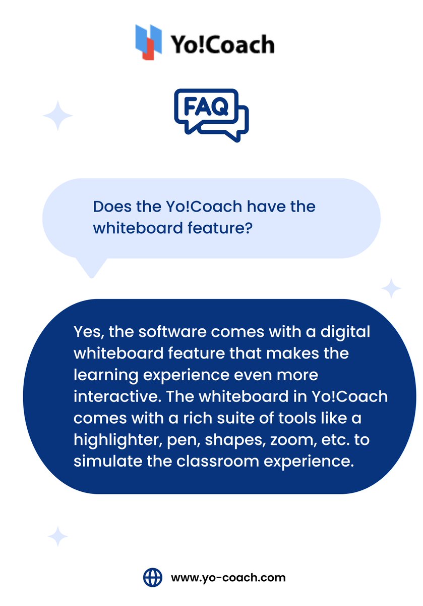 Yo_Coach_'s tweet image. ✨ Turn every session into an interactive learning experience!

With Yo!Coach’s powerful digital whiteboard, teaching online feels just like being in a real classroom.

💬 Ready to make your online classes more dynamic?
Book a demo : yo-coach.com/yocoach-demo.h…