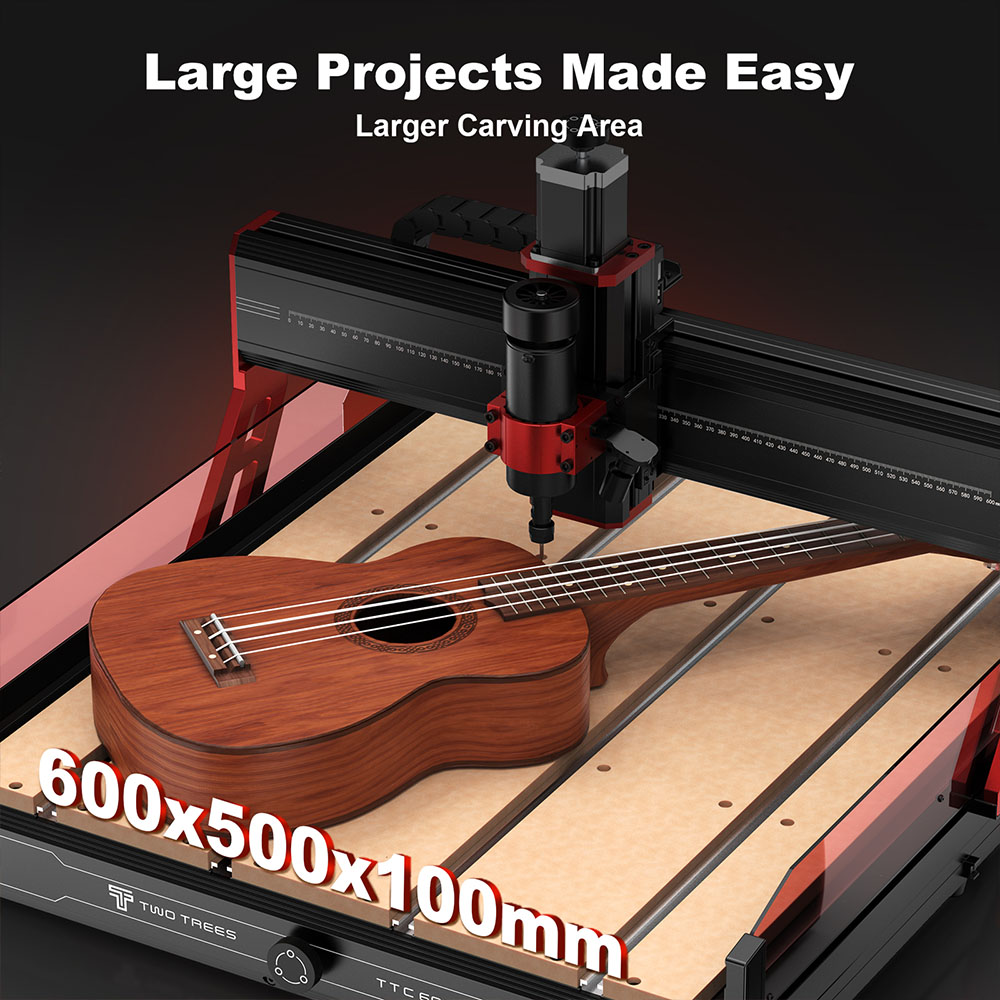 Build bigger with the TWO TREES TTC6050 CNC Router.
Large workspace, 500W spindle, precision ball-screw motion.
Now €959 with code GKB26MTR6.
shorturl.at/0uAqO
#CNC #Maker #DIY