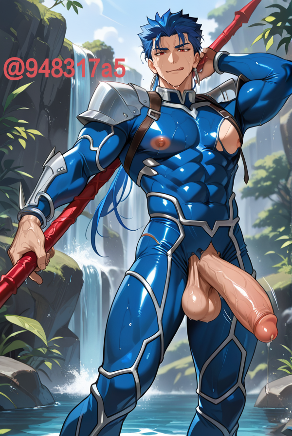 948317a5's tweet photo. #AIart  #AIイラスト︎ #NSFW #Fate #cuchulainn https://t.co/pUuvThL5pt