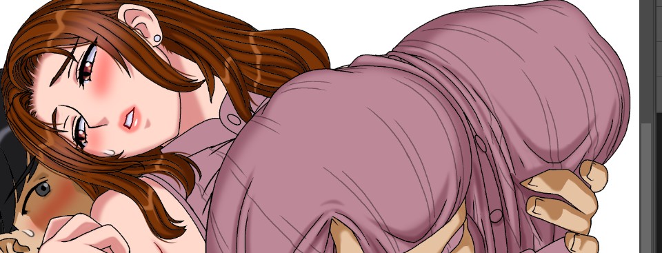 着色進捗。
このイラストで表情の差分が8枚、胸差分2枚、お尻差分が1枚。
作画カロリーが高いですが、今のところはスケジュール通りに描けています。
完成目標は4月中旬を予定していますので
もうちょっとだけお待ちください。 