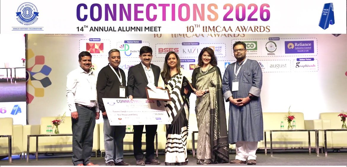 garimaasinghh01's tweet photo. Honoured to receive the Reporter of the Year (Broadcast) – Jury Special Mention at the 10th #IIMCAA Awards 🏆
For my reporting on #ZeeSwitch https://t.co/TCQGa5KF3e