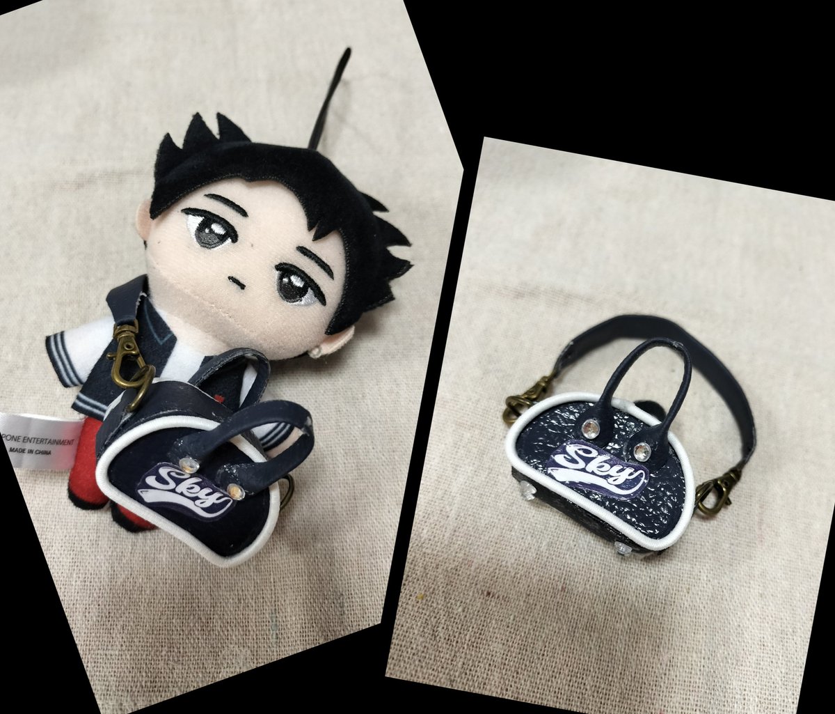 TO✈️👰kaichanさんの作品に感銘を受け、スカイのミニバック作ってみ