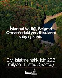 Suyu satıyorlar....!

Yarın öbürgün susuz kalırsak hatırlarız...

#GeçimBittiSeçimŞart