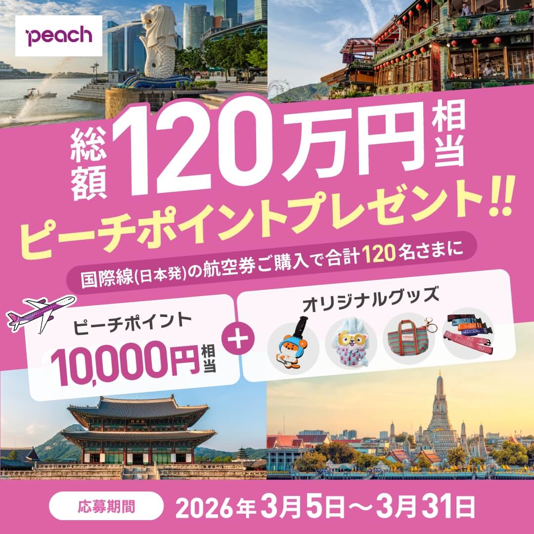 【早い者勝ち】peachポイント10000円分 ピーチポイント | Peach Aviation