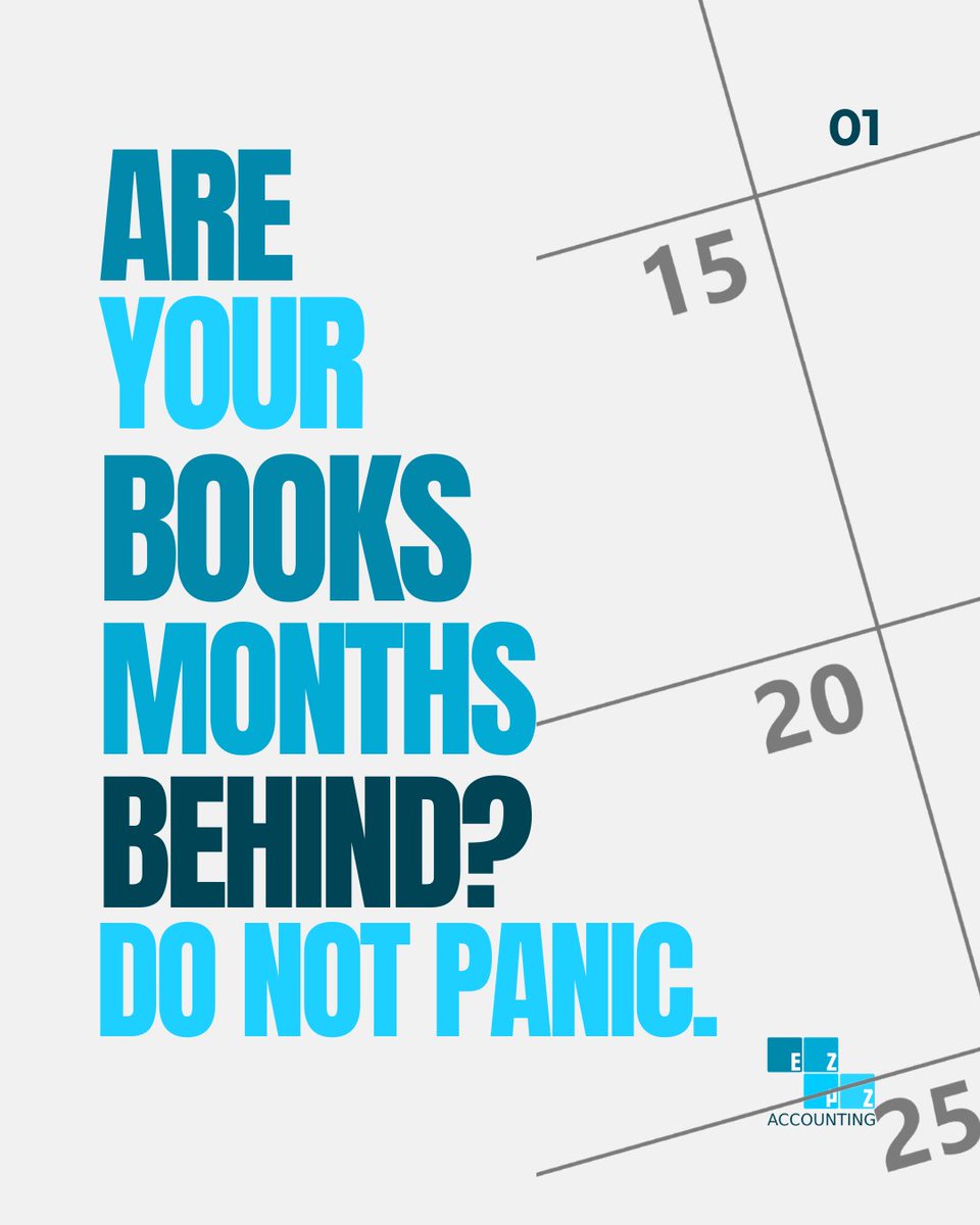 ezpzaccounting's tweet image. Months behind on your accounting? It is completely fixable. 📅 We specialize in financial rescue projects. 

We will organize your backlog, reconcile accounts, and bring records current quickly. Let us clean up the mess.
#cleanbooks #bookkeepinghelp #vegasaccountant