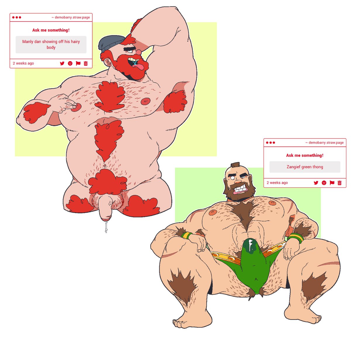 Manly Dan + Zangief (I love them)