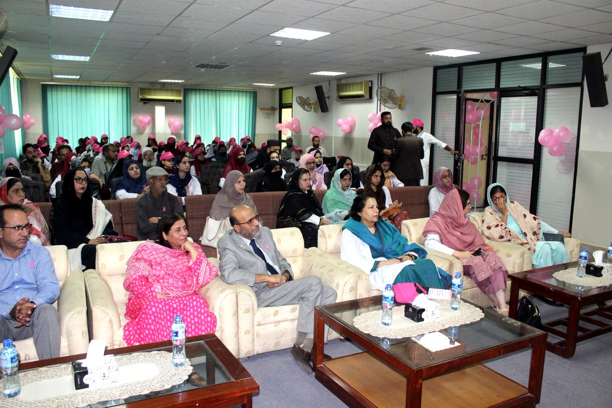 WMC_Officials's tweet photo. Principal WMC Prof. Dr. Salma Aslam Kundi addressed breast cancer awareness at INOR Ayub Complex on 11 Oct 2025. Highlighted prevention &amp; early detection. Grateful to INOR Director for recognizing WMC's commitment.

#BreastCancerAwareness #WMCAbbottabad https://t.co/ttE0475uRm