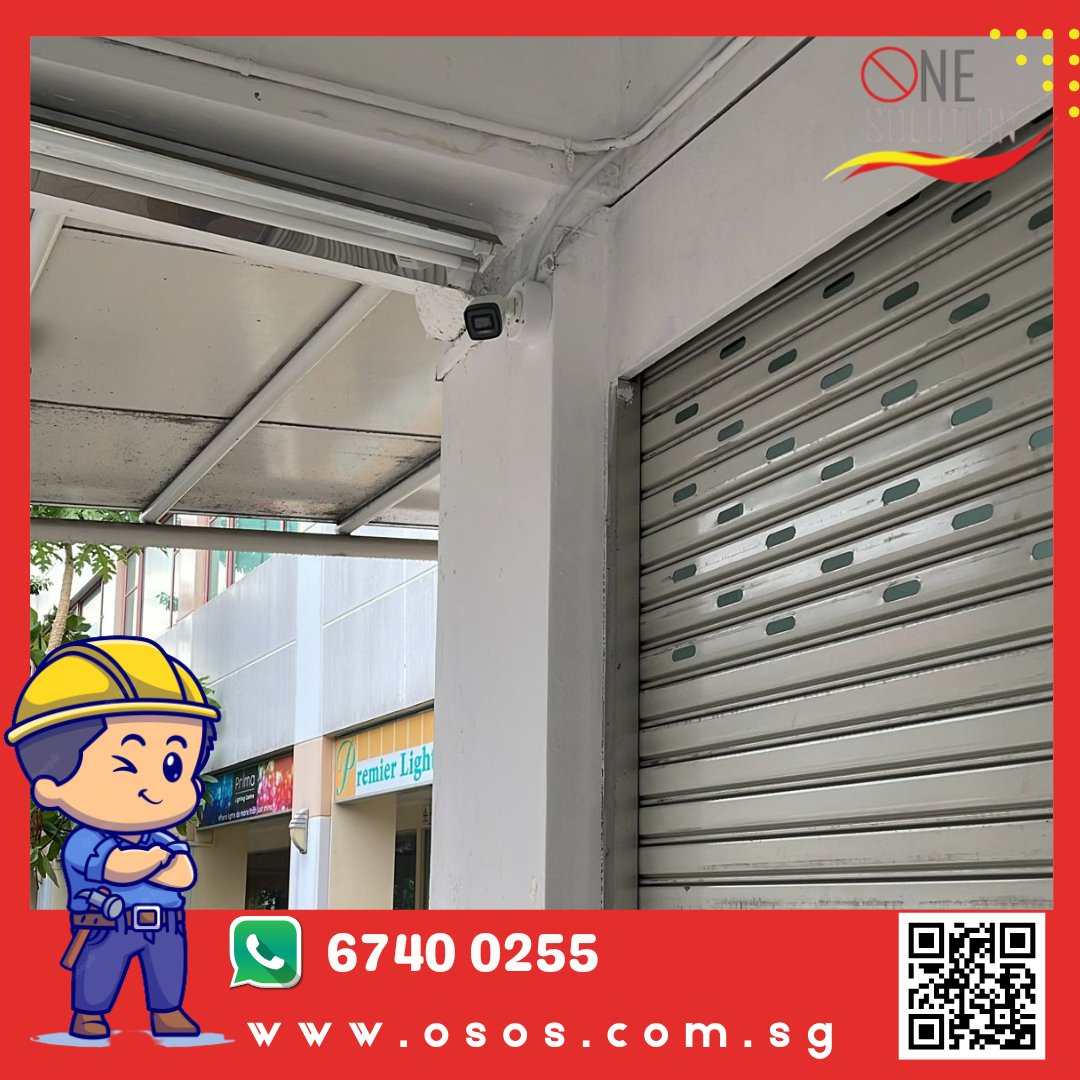 osos_sg's tweet image. 🔐📹 Job Done – Outdoor CCTV for Retail Shop
Another shop secured by OSOS Singapore.
✔️ Monitor storefront &amp;amp; entrance
✔️ 24/7 surveillance
✔️ Deter theft &amp;amp; vandalism
✔️ Remote viewing via mobile

Protect your shop today.
📲 6740 0255 | 🌐 osos.com.sg
#CCTVSG