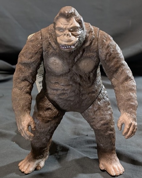 □キングコング 高18/幅13（㎝） 1990年～バンダイ製ソフビフィギュア