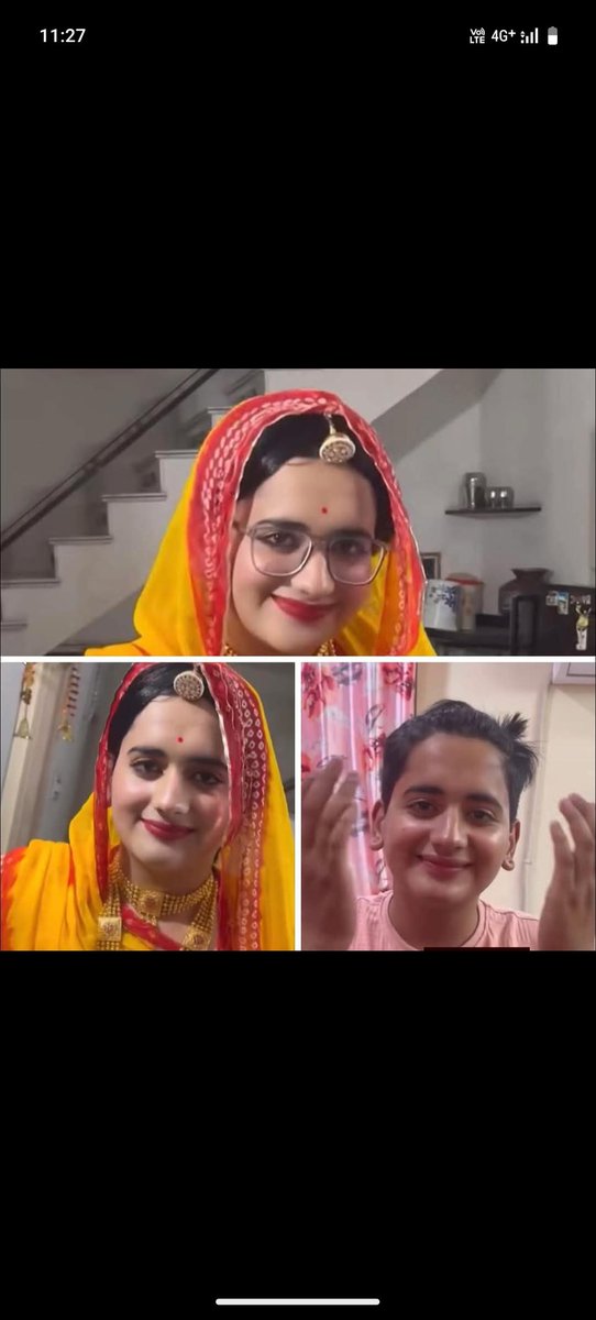 #बीकानेर की #होली में कमाल अच्छे से देखने पर भी आंखों को मिला धोखा एक #लड़का जो #लड़की बना