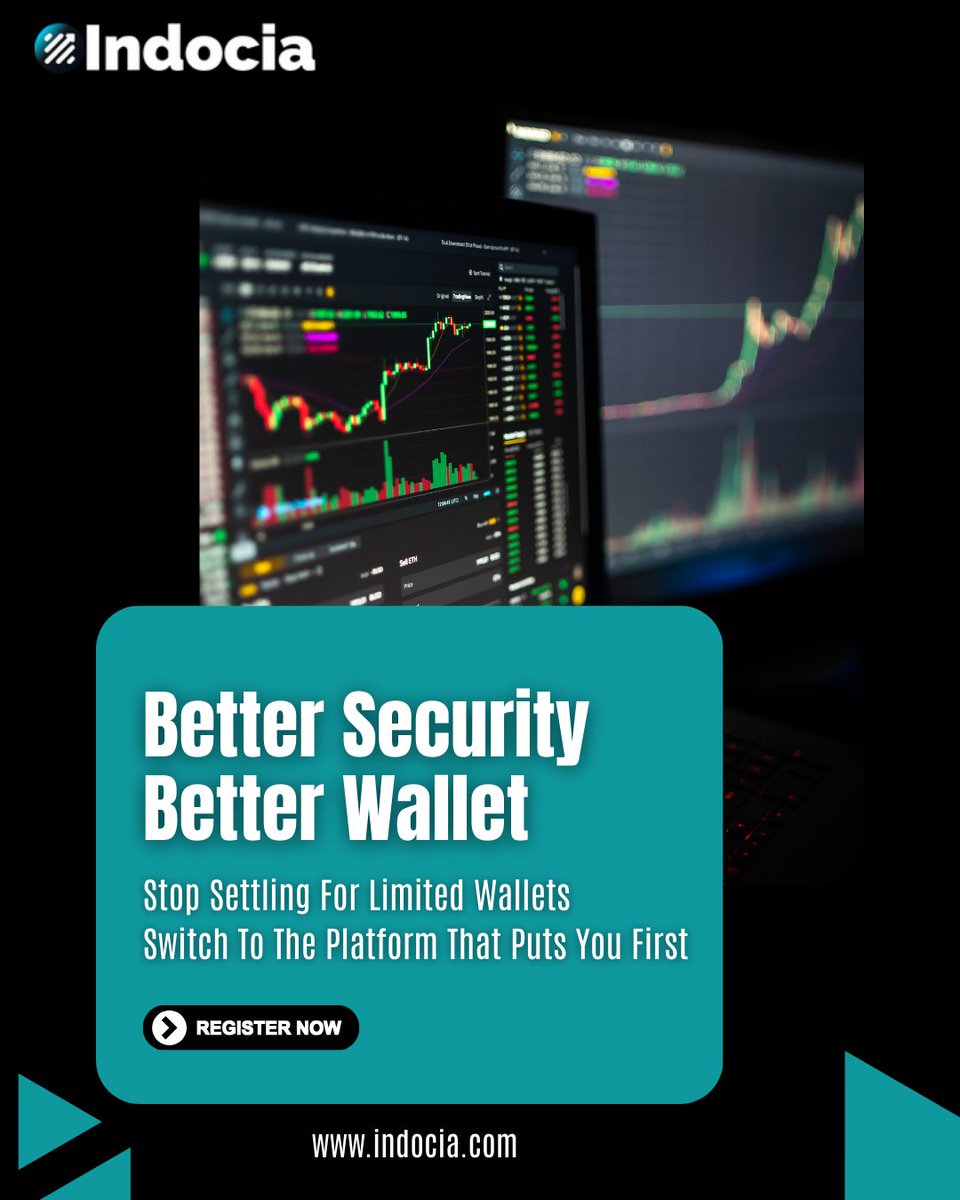 indocia_'s tweet image. Stop settling for basic wallets. Choose a platform built for security, speed, and smarter trading. 🔐⚡
Register now and explore more at indocia.com

#Indocia #CryptoWallet #DigitalFinance #CryptoSecurity #BlockchainPlatform #TradeSmart