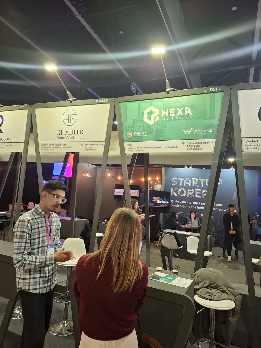 HexaCIT's tweet photo. خلال 4 أيام من 2 إلى 5 مارس شاركت Hexa For Information Technology في MWC Barcelona 2026.
سعدنا بلقاء العديد من رواد الأعمال والمستثمرين والمهتمين بالتقنية، وكانت فرصة مميزة للتشبيك وبناء علاقات وفرص تعاون جديدة.
#MWC26 #MWCBarcelona #Hexa #Startups https://t.co/F3eOF6xzaL