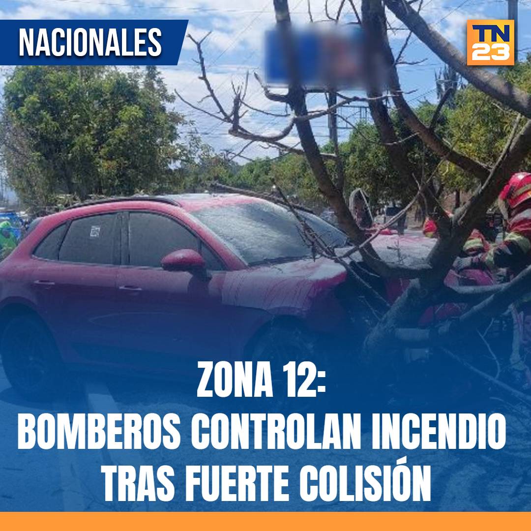TN23NOTICIAS's tweet photo. #Zona12: #Bomberos #controlan #incendio tras fuerte #colisión ➡ https://t.co/dRnzJQyJeN https://t.co/S55GIqrw78