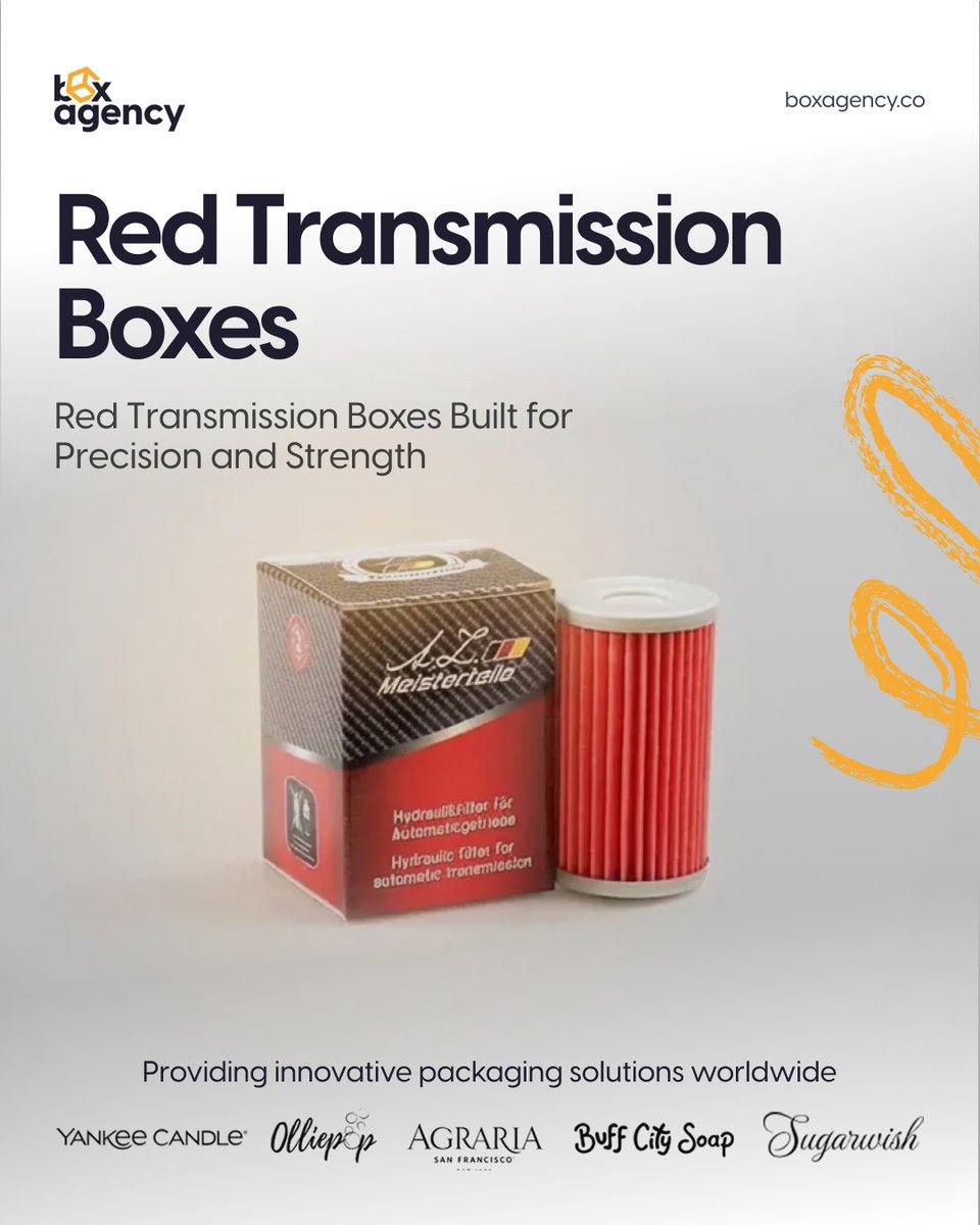 BoxagencyCo's tweet photo. Red Transmission Boxes Built for Precision and Strengt

https://t.co/cd3AWgWlDK
Get Quotation:
+1 (346) 299-2446
Sales@boxagency.co

#BoxAgency #IndustrialPackaging #TransmissionBoxes https://t.co/kWUI1SN3y5