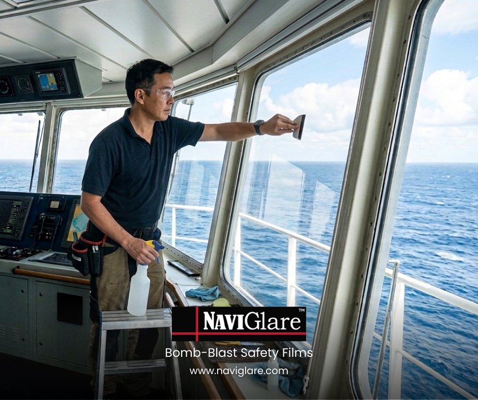 Naviglare's tweet photo. 𝐁𝐫𝐢𝐝𝐠𝐞 𝐰𝐢𝐧𝐝𝐨𝐰𝐬 𝐚𝐫𝐞 𝐨𝐧𝐞 𝐨𝐟 𝐭𝐡𝐞 𝐦𝐨𝐬𝐭 𝐯𝐮𝐥𝐧𝐞𝐫𝐚𝐛𝐥𝐞 𝐩𝐨𝐢𝐧𝐭𝐬 𝐝𝐮𝐫𝐢𝐧𝐠 𝐛𝐥𝐚𝐬𝐭𝐬 𝐚𝐧𝐝 𝐞𝐱𝐩𝐥𝐨𝐬𝐢𝐨𝐧𝐬 𝐚𝐭 𝐬𝐞𝐚.

For vessel and crew protection, #NAVIGlare Bomb-Blast #SafetyFilms are highly recommended.

https://t.co/S4iVdpOOlE https://t.co/BV99Fer7Pf