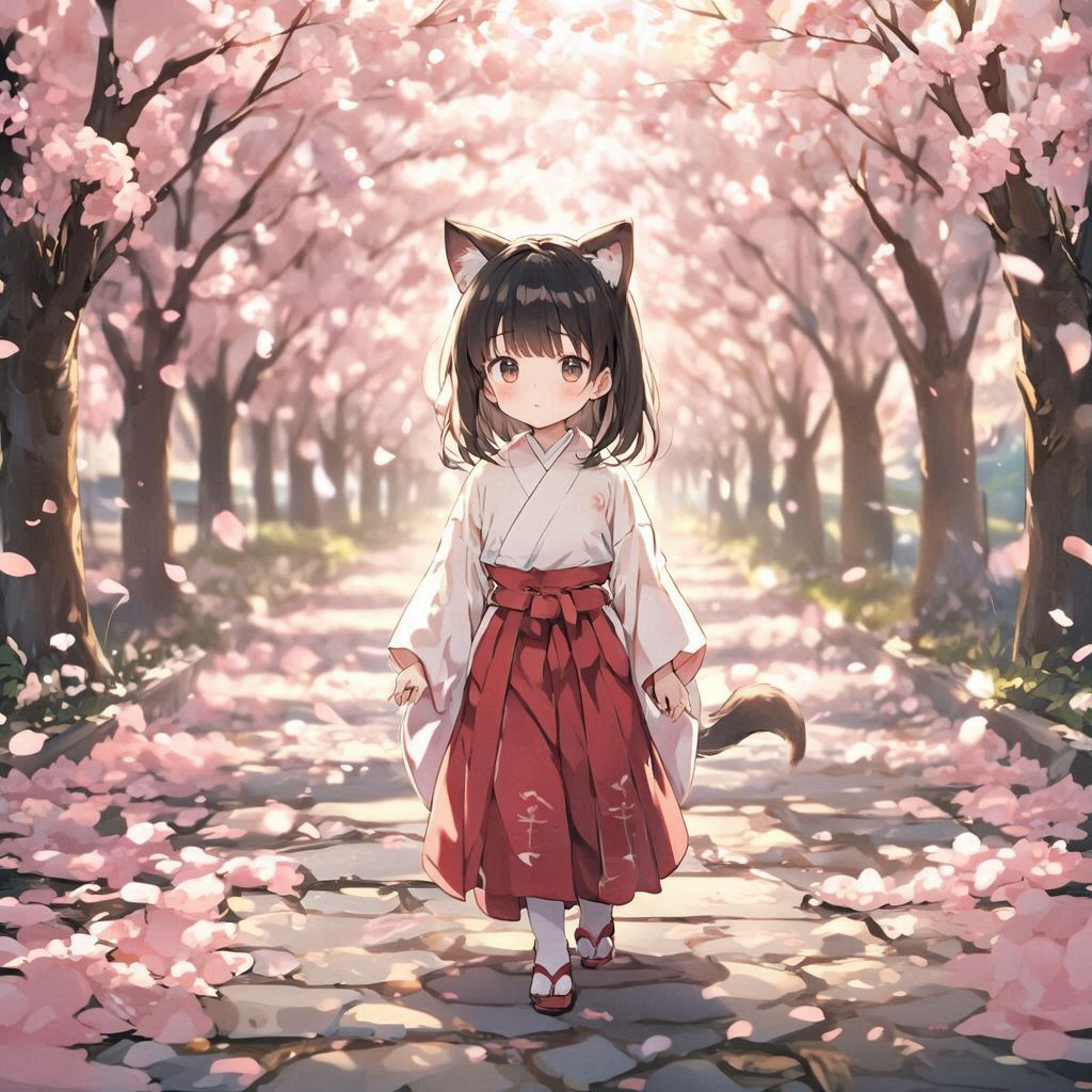 ginrouou's tweet photo. #pixiv今日のお題 巫女
#ロリ #AIイラスト #AIart #MAIImage1
桜と巫女 (1/1) https://t.co/BYge9KdBQb