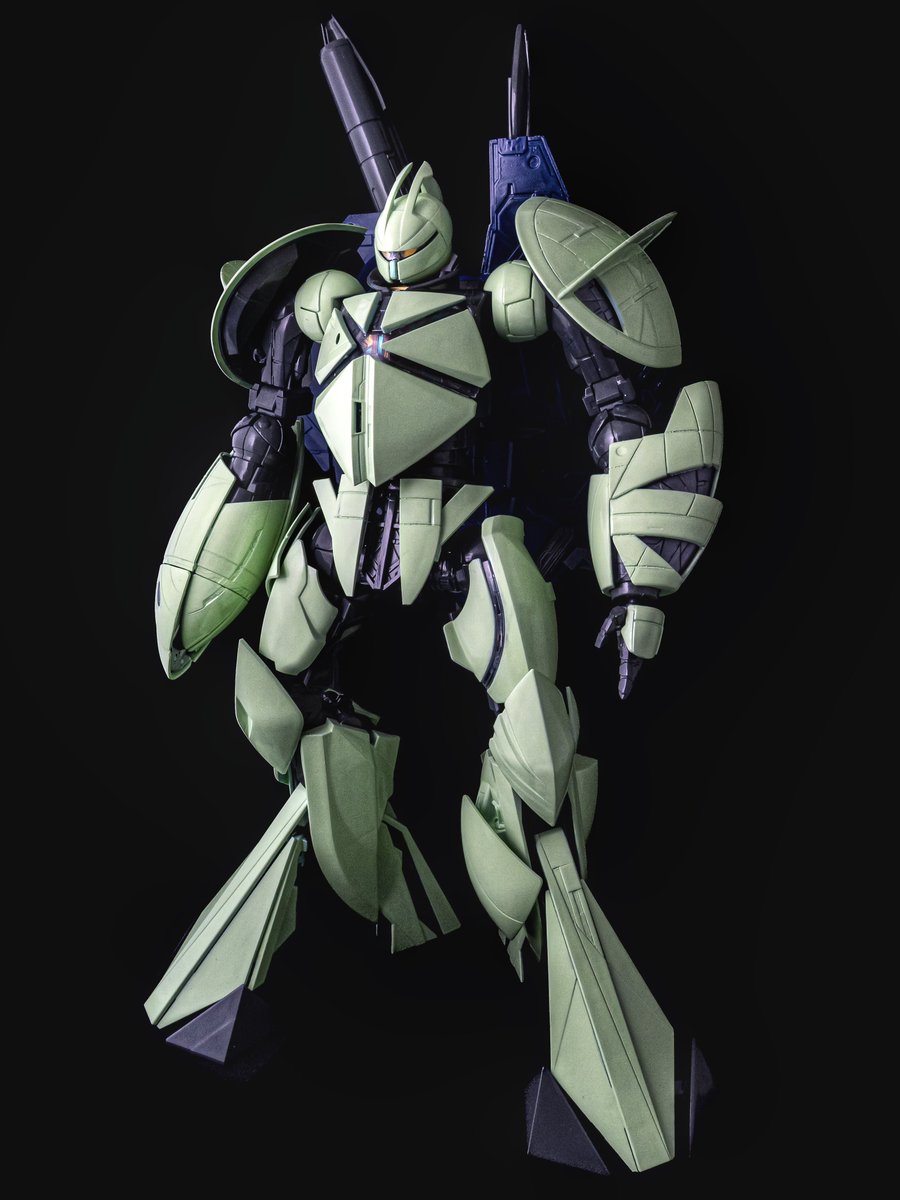完成してます MG 1/100 Concept-X 6-1-2 ターンX 水性塗料の筆塗り全