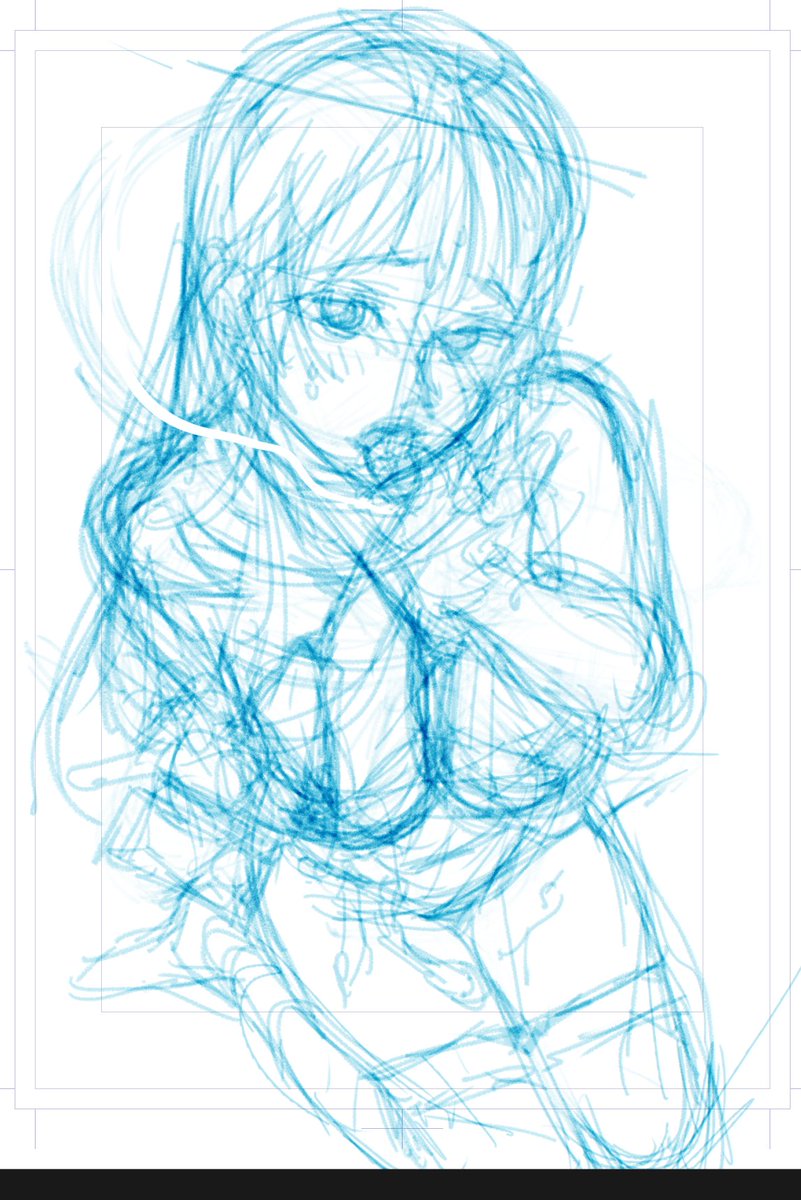 ラフ～下書きprocessです 