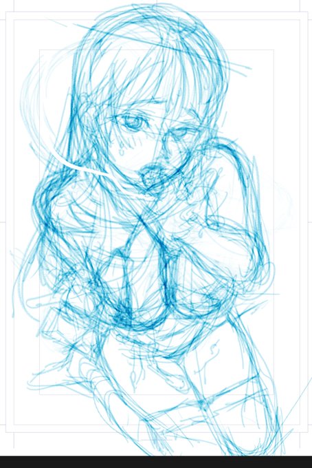 ラフ～下書きprocessです 