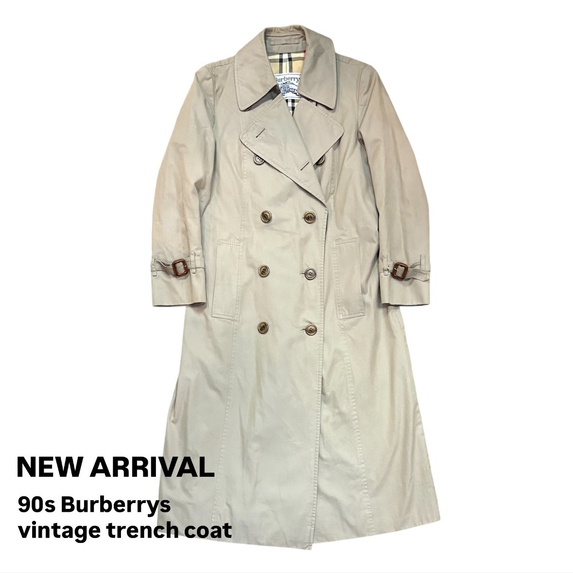 👨🏻‍🚀 ⭐︎new arrival⭐︎ ⚫︎90s Burberrys vintage trench coat