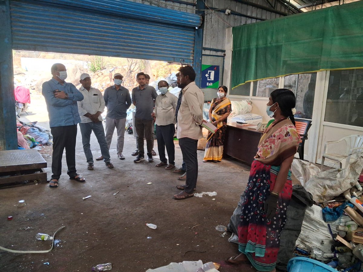 MC_Mahabubnagar's tweet photo. @MC_Mahabubnagar conducted an inspection of the Compost Yard, #VermiCompost Shed Dry Resource Collection Centre & Dumpsite at Koilkonda X Road along with the A.E., Sanitary Inspector, and staff. 

💫 The visit focused on strengthening #WasteCollection systems and ensuring proper scientific processing of municipal solid waste.
 
💫 @MC_Mahabubnagar reviewed compost production, #segregation of dry waste at the DRCC center & overall maintenance of the facilities & instructed the team to improve operational efficiency, ensure timely waste processing, and maintain cleanliness across the site to promote #sustainable waste management practices for a cleaner and greener city. ♻️🌱🚛🏙️🧹

#SanitationInspection #CleanMahbubnagar  #SwachhBharatMission #UrbanCleanliness
@RoopaMishra77 @SwachhBharatGov @palamuru
@tksreedevi @cdmatelangana @tgmepma @Collector_MBNR @ACLB_MBNR @SBMU_Telangana
@ecowarriorind