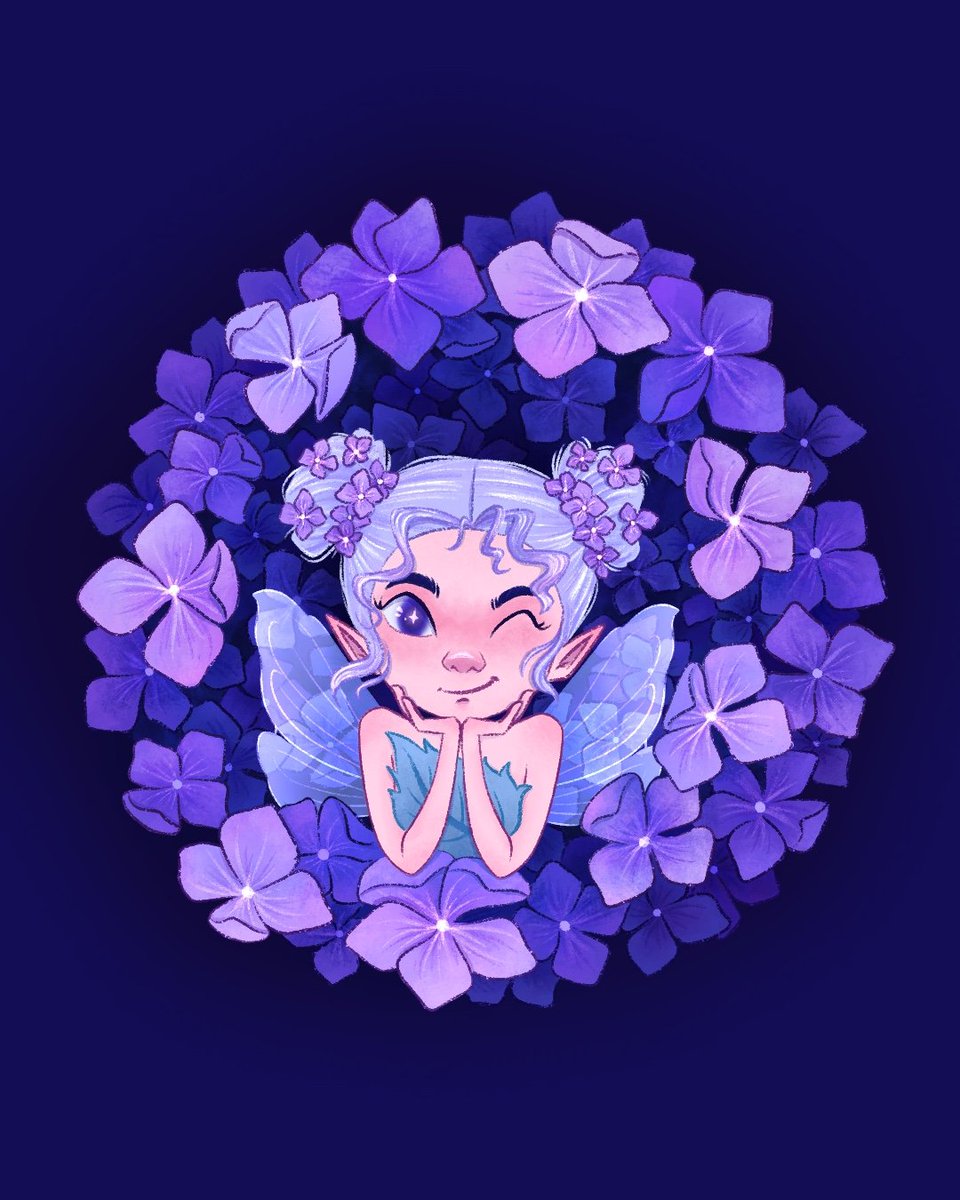 Hortensia/Hydrangea fairy 🧚‍♀️✨️