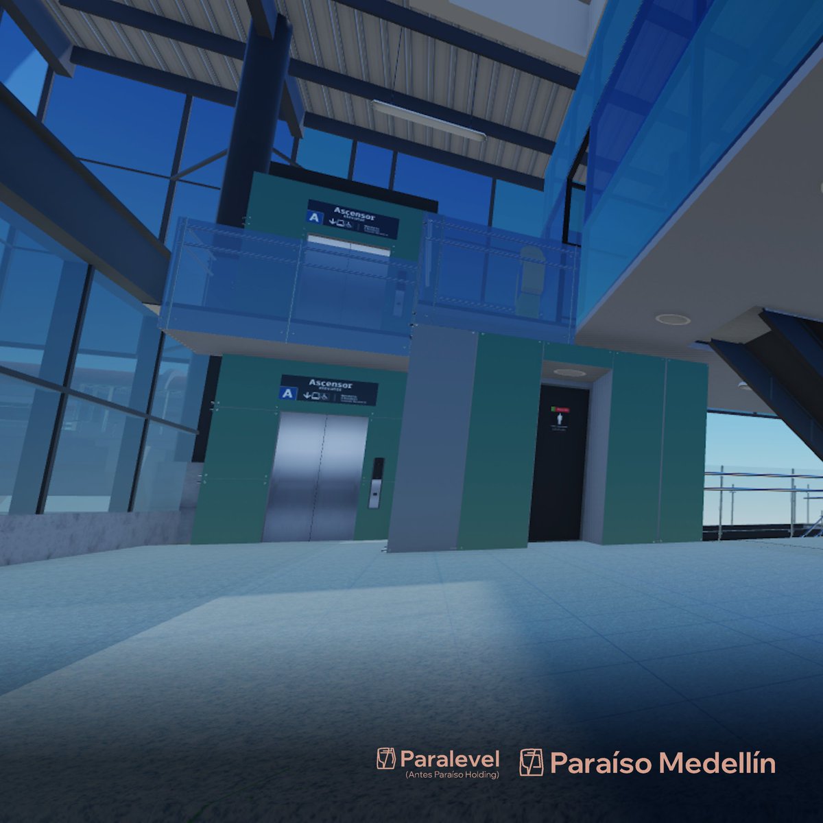 Paralevel - Transporte Público en Roblox tweet media