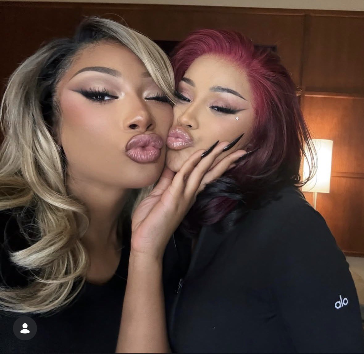 Megan Thee Stallion uploads new pic with Cardi B to her Instagram.. y’all think they working on new music?