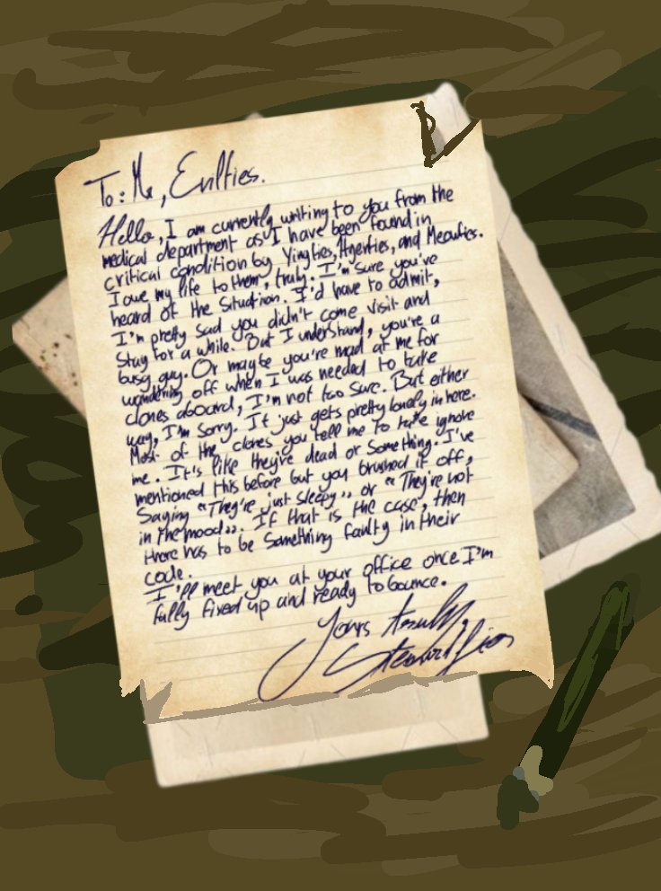 stewardfies's tweet photo. Could someone do me a favor and deliver this letter to Evilfies? I can't do much as I'm pretty injured. https://t.co/wPg2dBJ9DS