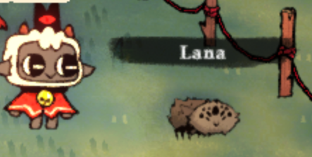 I knew what I had to do when I got a Spider in <a href="/cultofthelamb/">Cult of the Lamb</a> . <a href="/lanabeesfw/">Lana the Bug 🪲💕</a>