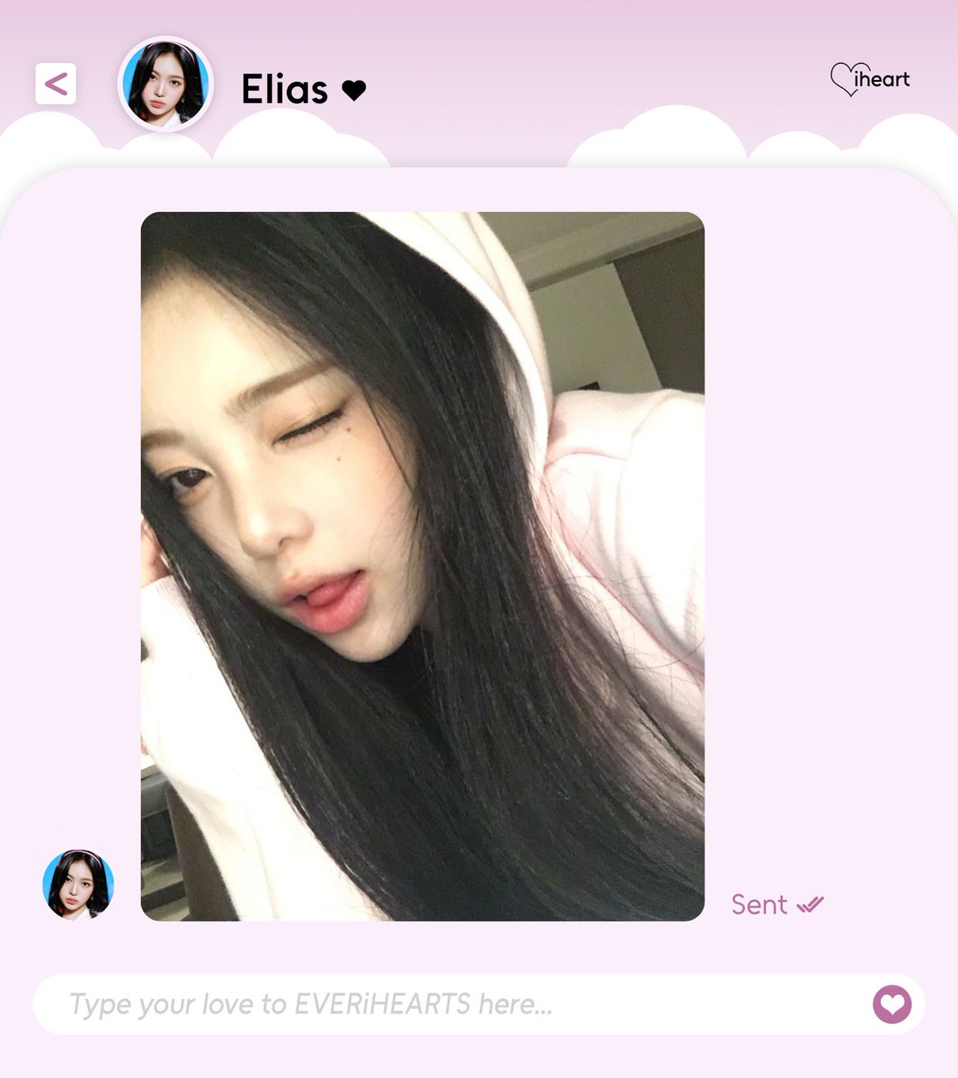 ⠀

        𝗟♡𝗩𝗘  ⌕  𝗡𝗢𝗧𝗜𝗙𝗜𝗖𝗔𝗧𝗜𝗢𝗡
            #iHEARTYOU_ELIAS

⌨  ————  ៸៸៸  ꒰ ¨̮͚ ꒱
❄  :  Awoo, HEARTBITs!
❄  :  Don’t forget to grab your lunch today. Hope you’re eating well!

⠀