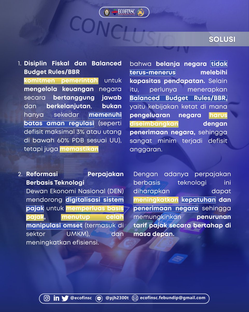 ECOFINSC FEB UNDIP tweet media