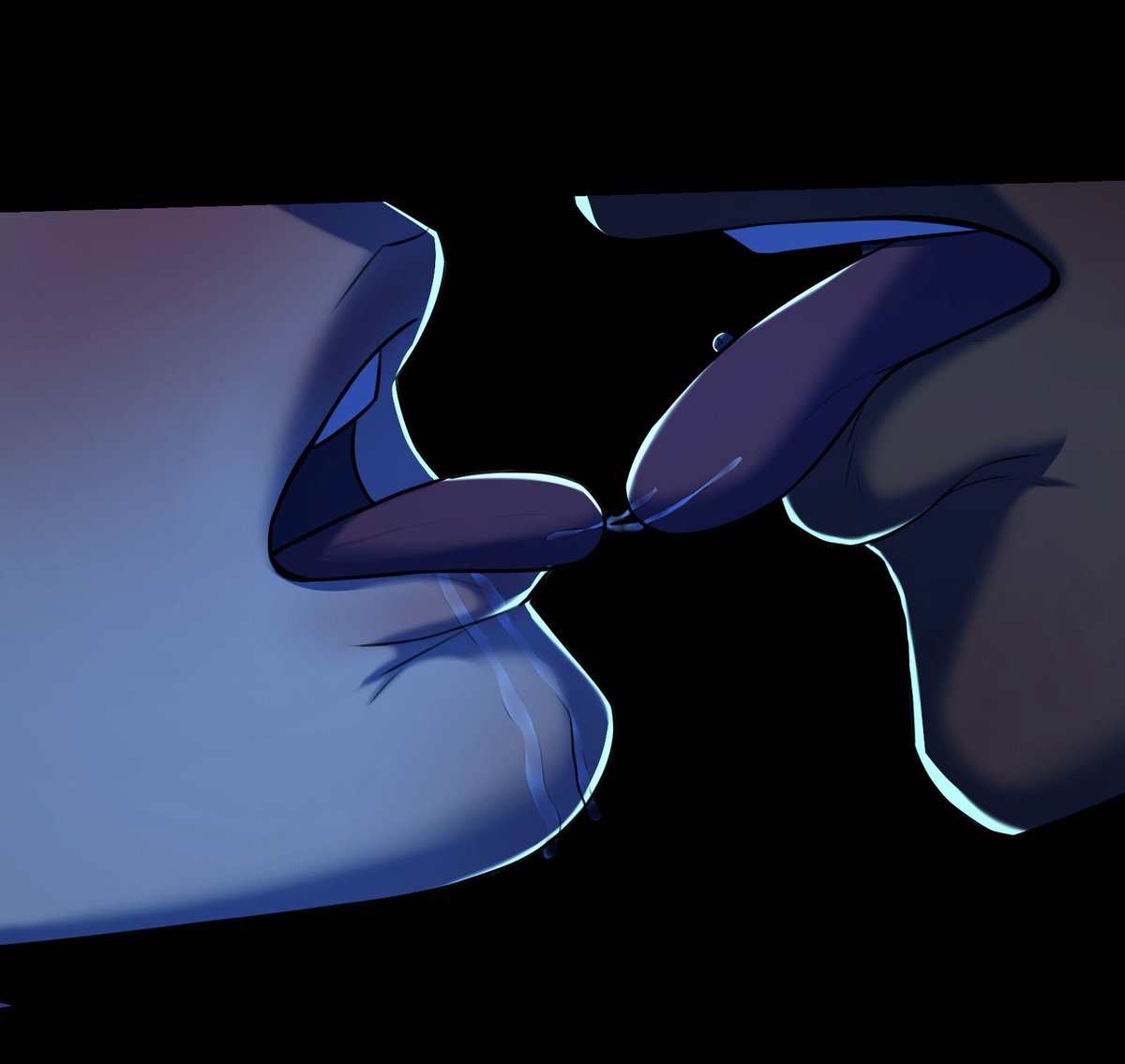 I’m Obsessed with the size difference of  their tongues .