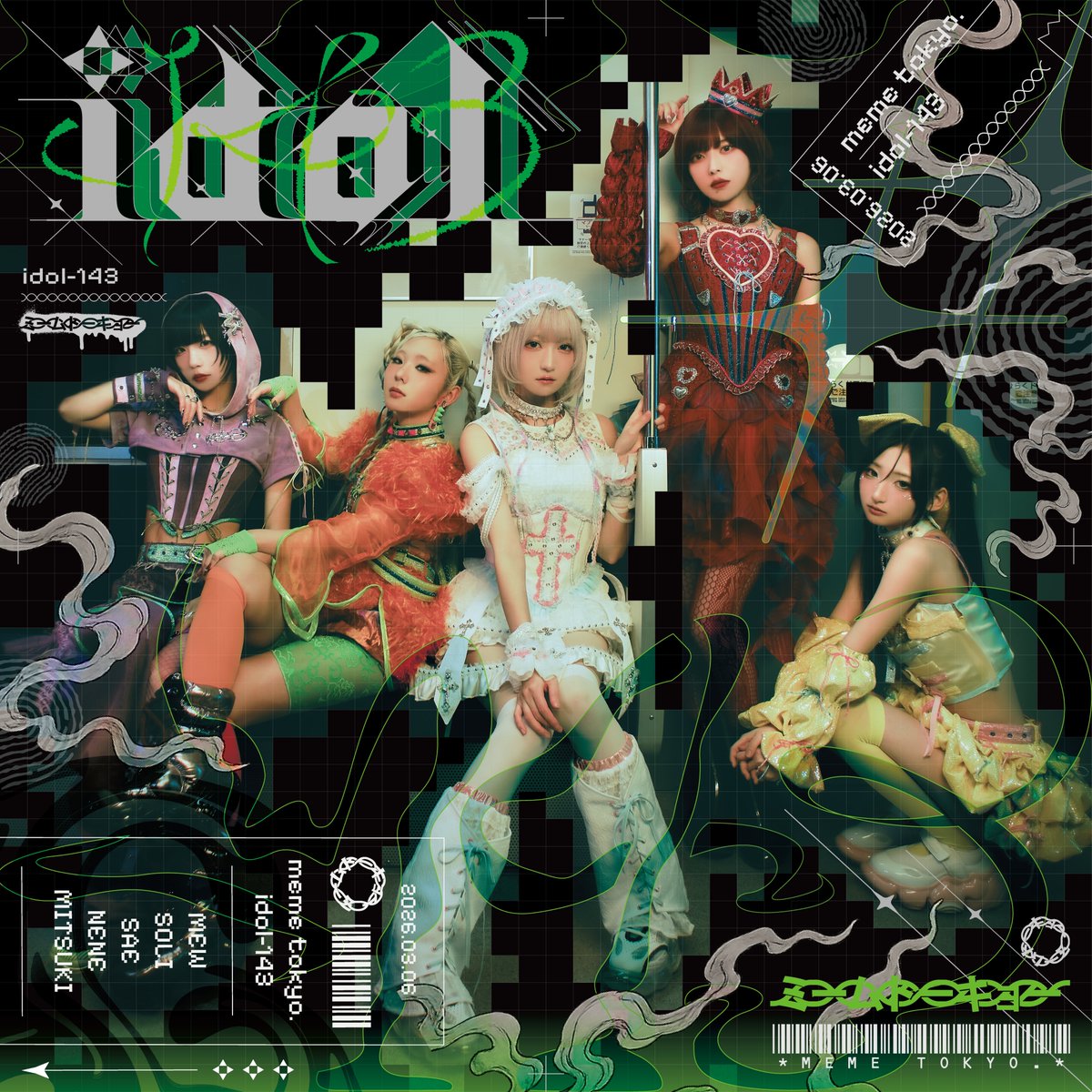 ╭──────────.🧬..─╮

#ミームトーキョー 
Digital Single「idol-143」
配信スタート！
memetokyo.lnk.to/idol-143

╰─..🧬.──────────╯

作詞 ミームトーキョー
作曲・編曲 中村 瑛彦

※Apple