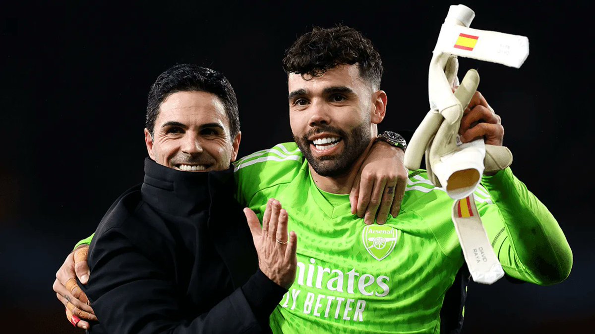 afc_ben10's tweet photo. Who noticed that when Arteta brought on Calafiori for Mosquera, he moved Hincapié to RCB and asked David Raya to go long instead of building from the back, since both center backs were left footed to avoid tactical imbalance?….See more https://t.co/HUbf7smaCP