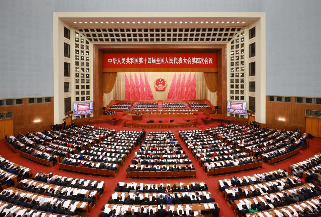 QiushiJournal's tweet image. On March 5, the 14th National People's Congress (#NPC), #China's top legislature, opened its fourth session at the Great Hall of the People in #Beijing. 

Xi Jinping and other Party and state leaders attended the opening meeting. Premier Li Qiang delivered a government work