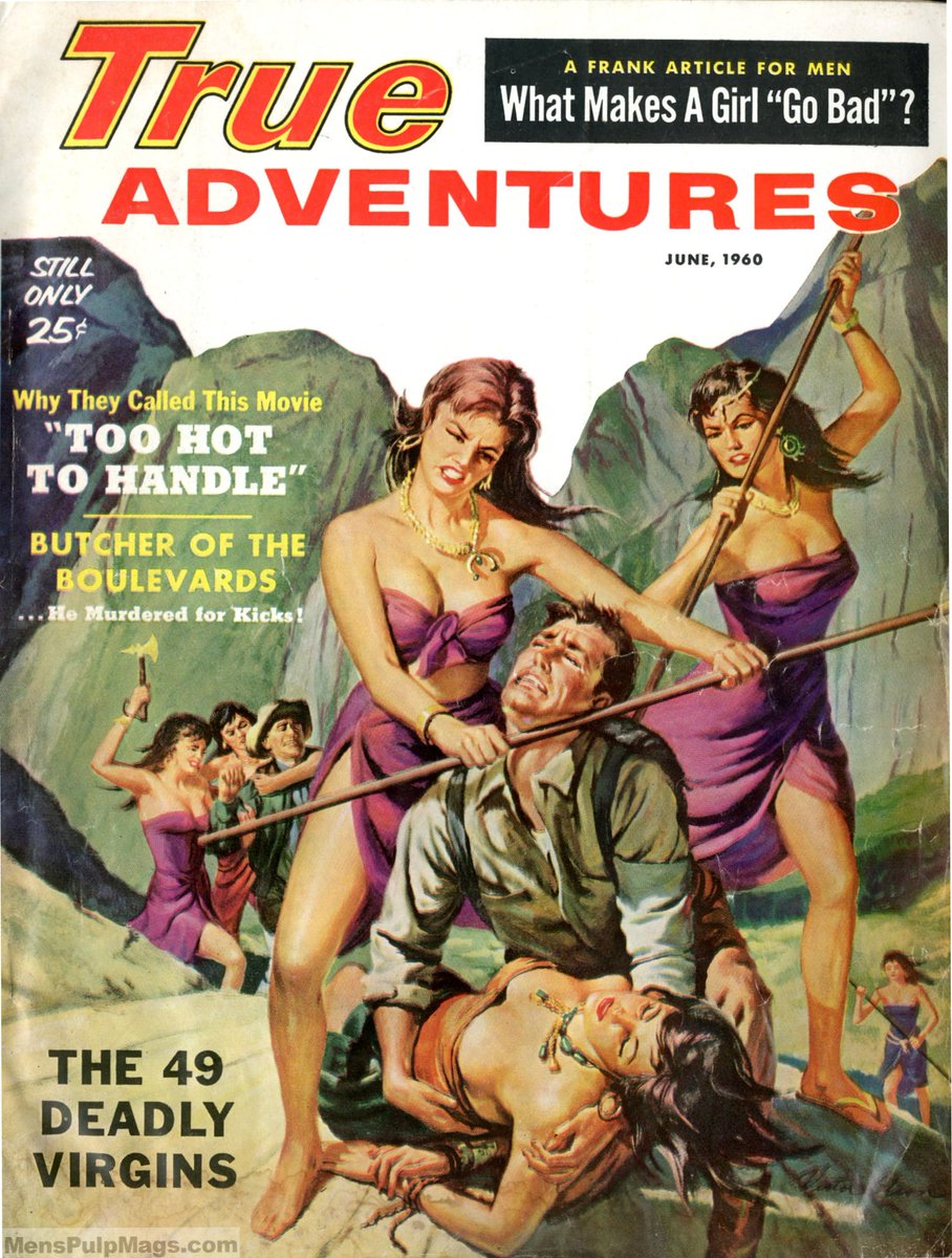 FemdomDays's tweet photo. Gorgeous Pulp Magazine Covers (part 9) #pulpmagazine #pulpart #meninperil #vintagepulp #vintagemagazine https://t.co/lNOCSjqdIz