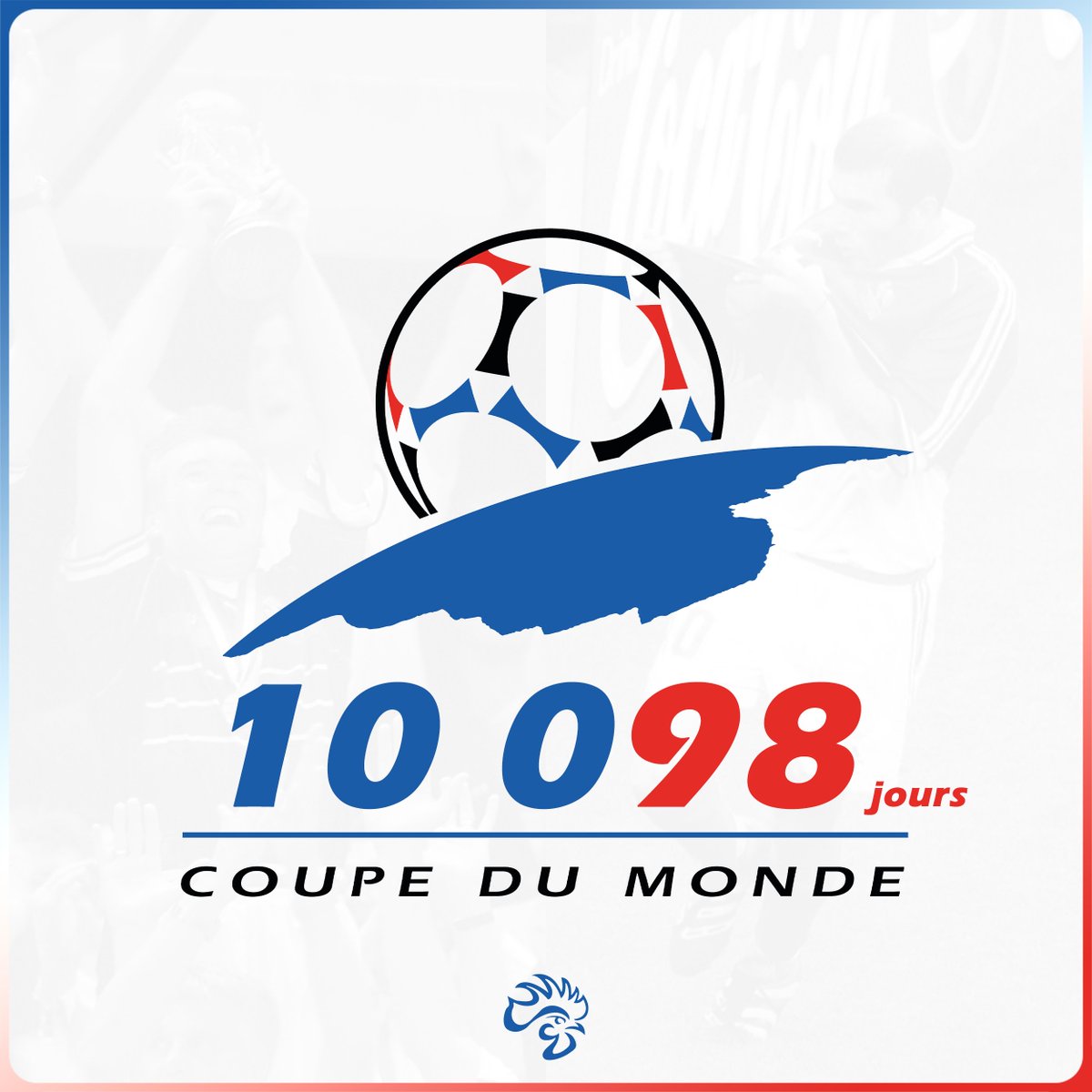 IF_Supporters's tweet photo. Le temps passe, mais l’émotion reste intacte.

Saviez-vous qu’aujourd’hui, cela fait exactement 10 098 jours que la France a soulevé sa première Coupe du Monde ? 🏆💫🇫🇷 https://t.co/kv3oyfhLKP