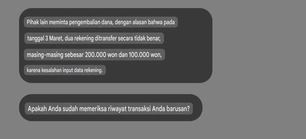 QprcWxyz's tweet photo. Help rt 

Dn line noor
Bank Jago
a/n Noerfalaah Akbar
108701285555

Plis siapapun yang kenal dia dm aku yaa, jadi awalnya dia minta tolong cv 300k won secara berkala, langsung aku proses kayak biasa. 

Cont~ https://t.co/UR7O0DEsio