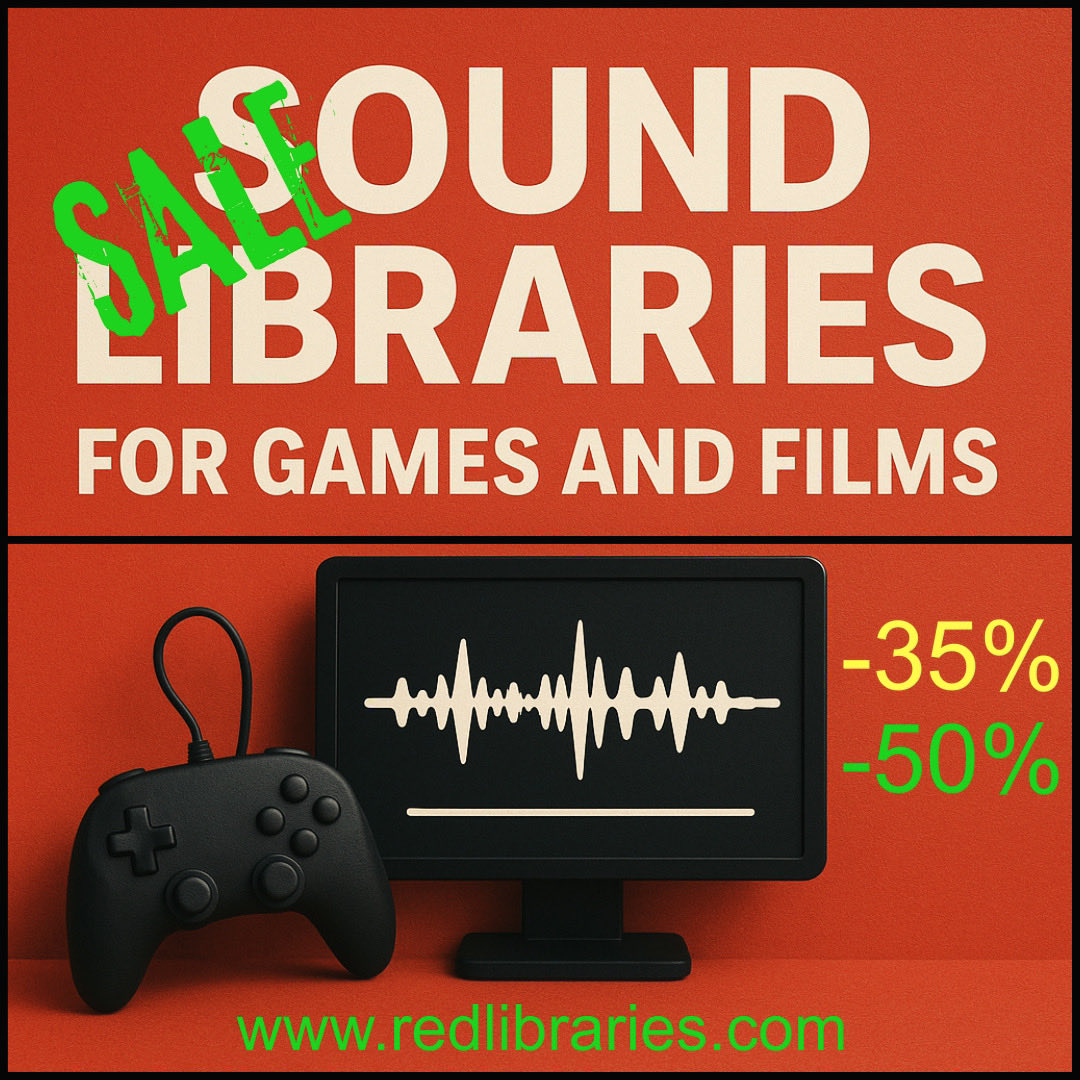 fdevanlay's tweet image. Spring sales are open on our #bundles and #soundlibraries. -35%, -50%
redlibraries.com